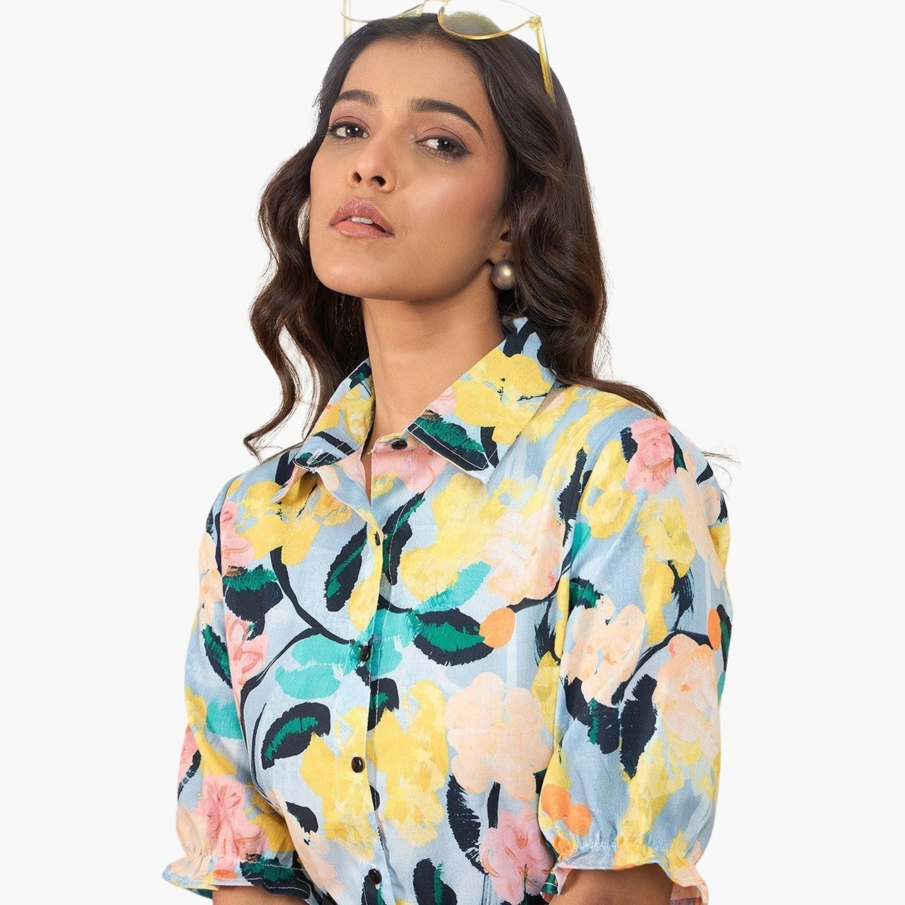 Stylestone X Styli Floral Print Spread Collar Buttoned Jumpsuit-women-clothing-jumpsuits-image-6