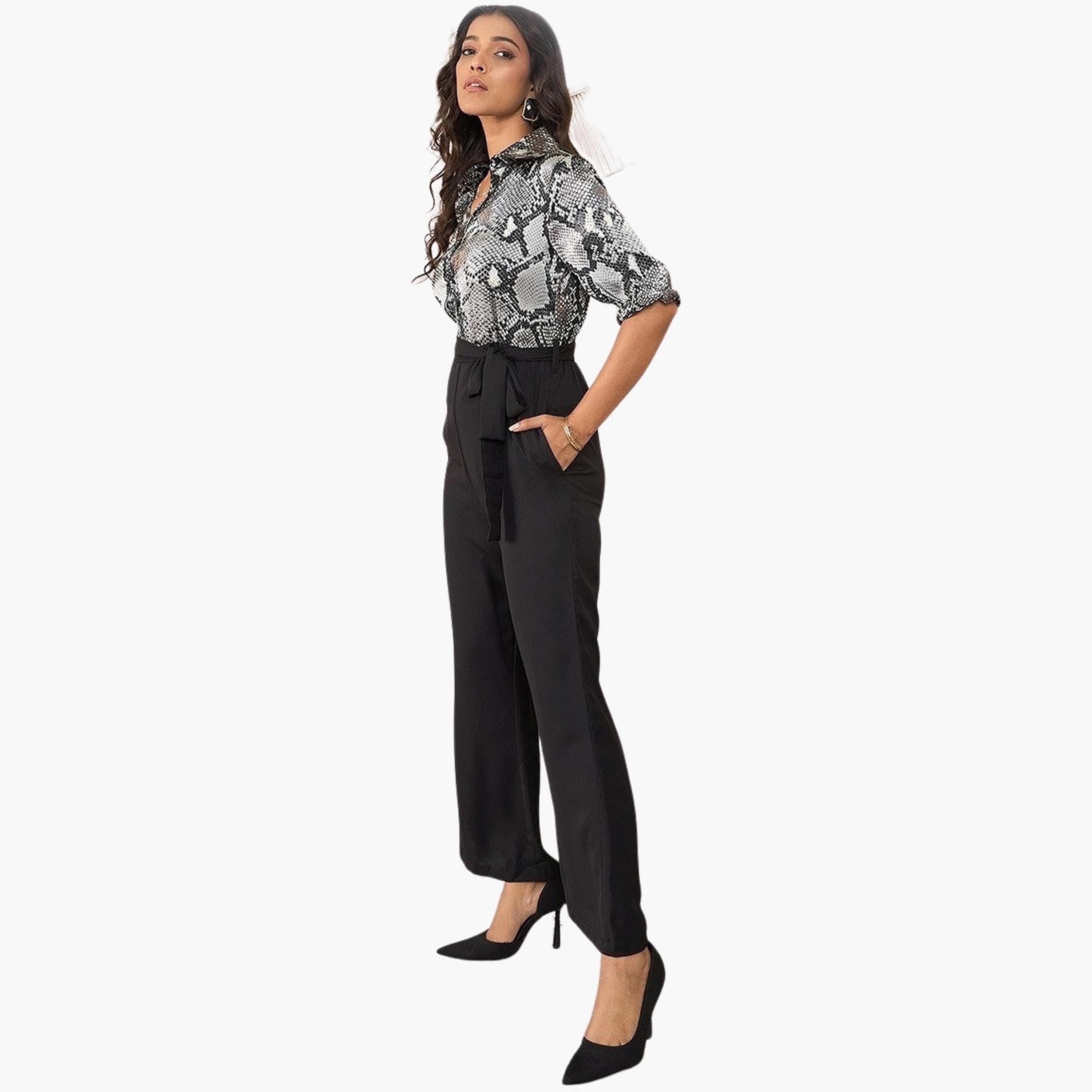 Stylestone X Styli Satin Snake Print Buttoned Jumpsuit-women-clothing-jumpsuits-image-4