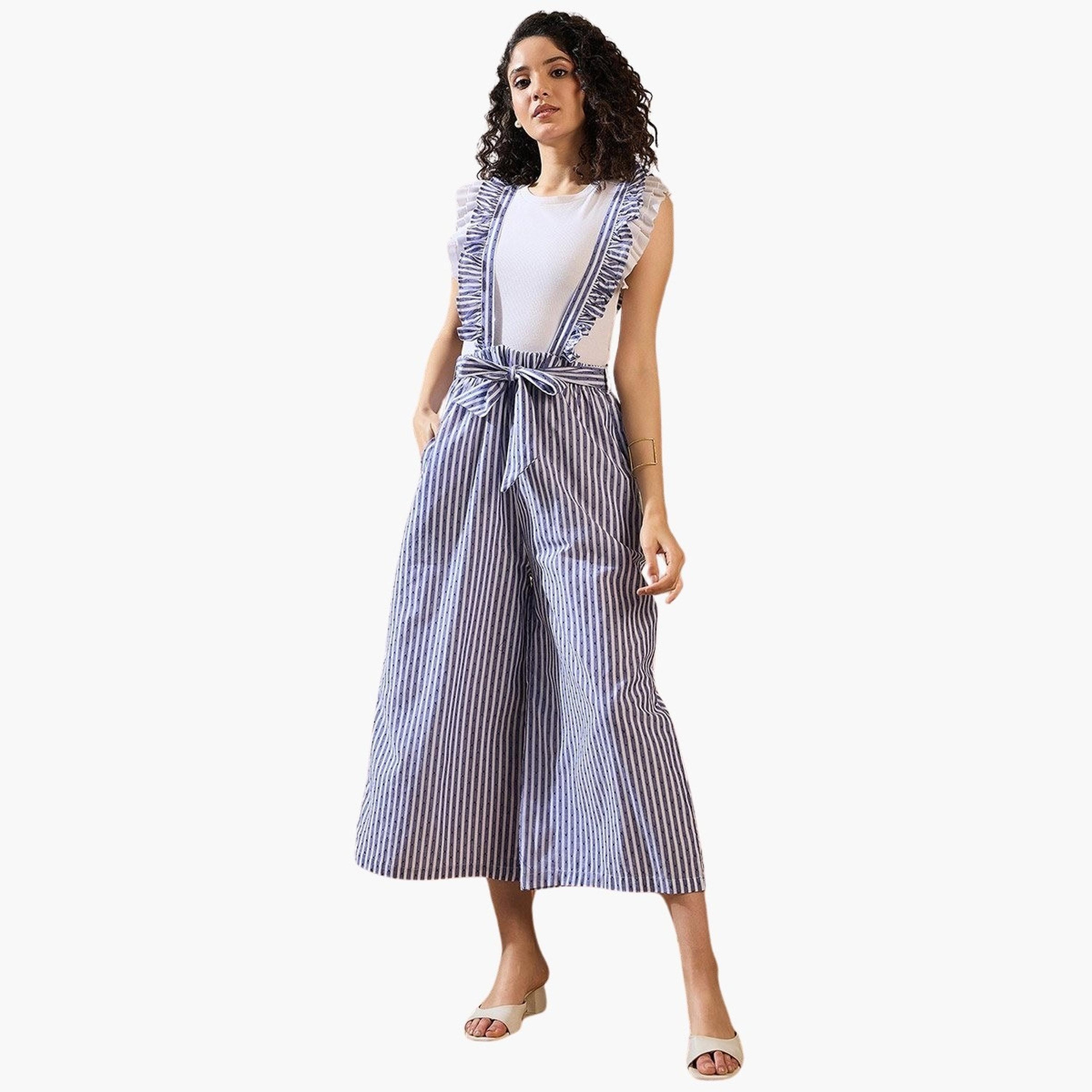 Stylestone X Styli Striped Ruffled Strappy Pinafore Jumpsuit-women-clothing-jumpsuits-image-6