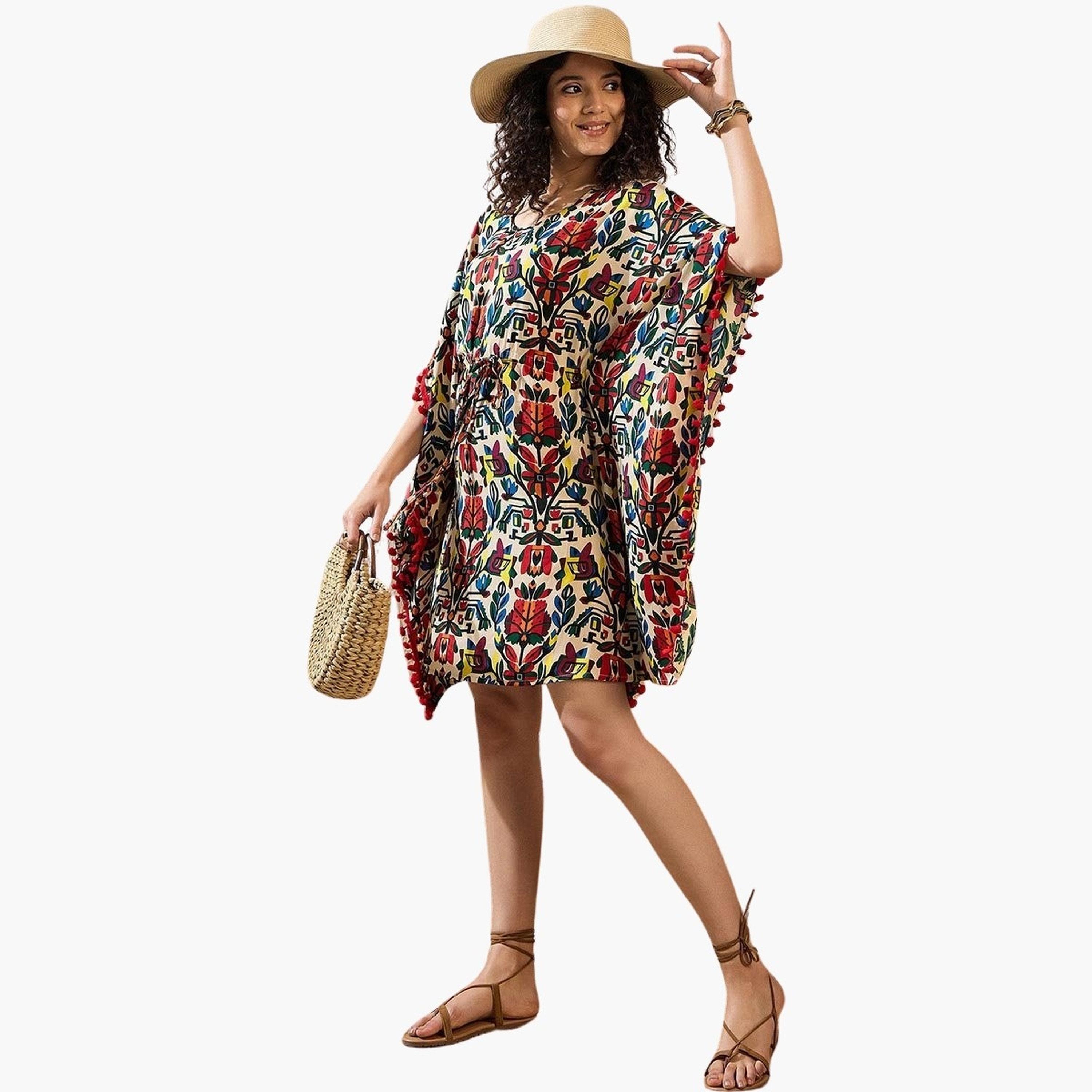 فستان بنمط قفطان مُطبع-women-arabicclothing-kaftan-image-3