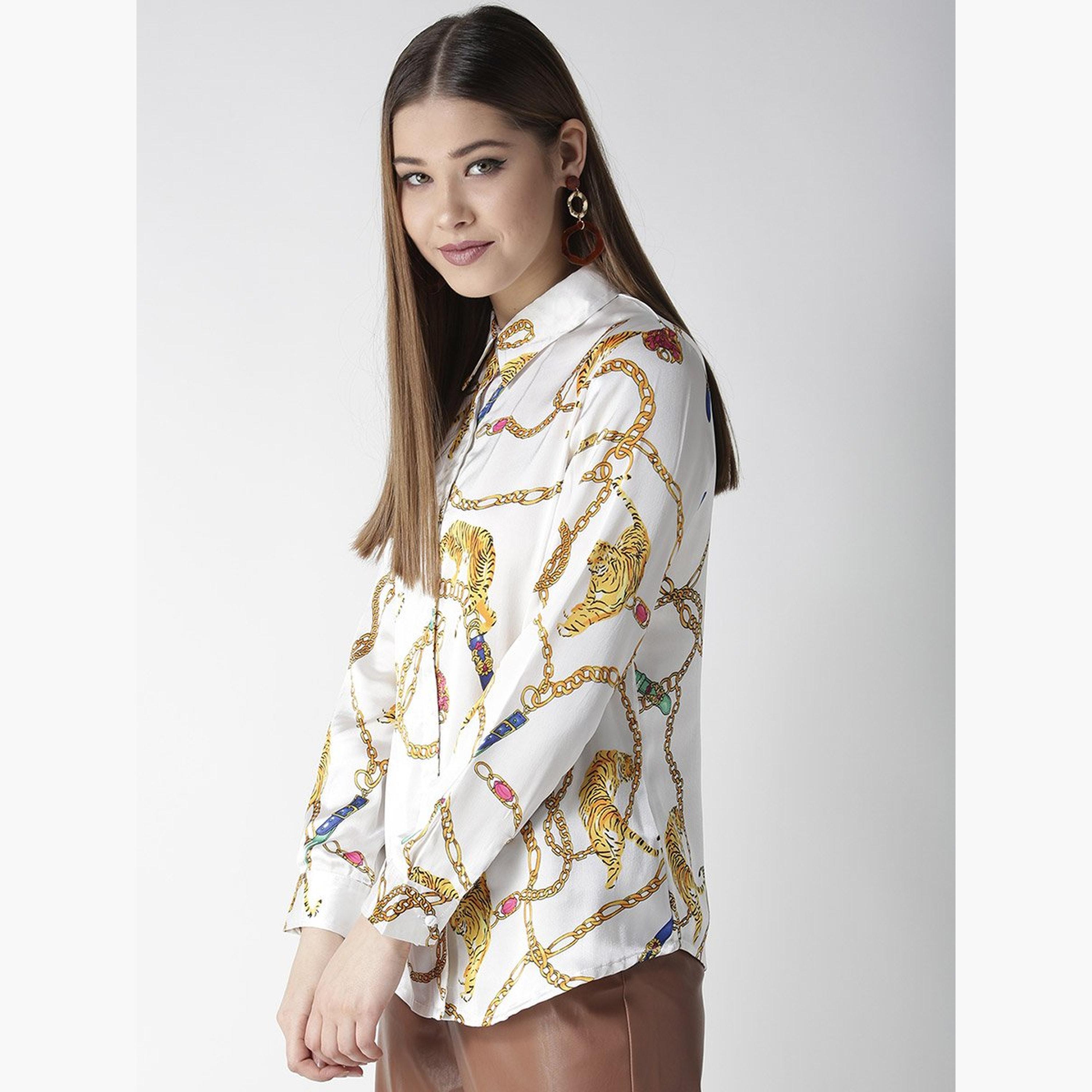 ستايل ستون × ستايلي - قميص بأكمام طويلة وأزرار بطبعة حيوانات-women-clothing-shirtsandblouses-shirts-image-4