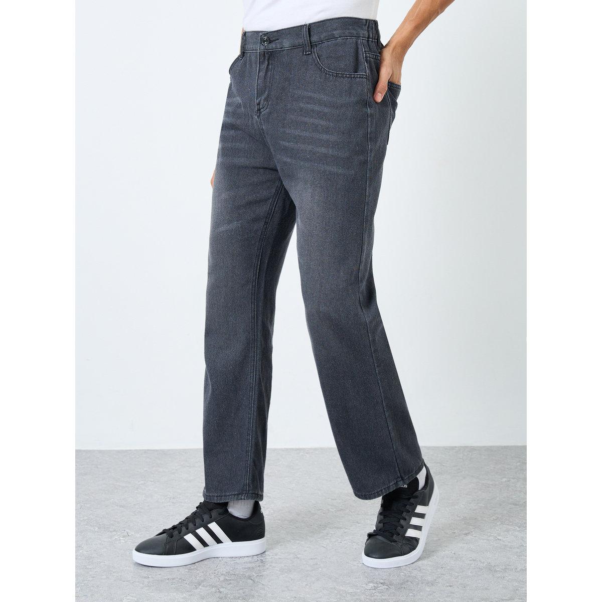 Styli Mid Rise Bootcut Faded Jeans-men-clothing-bottoms-jeans-image-1