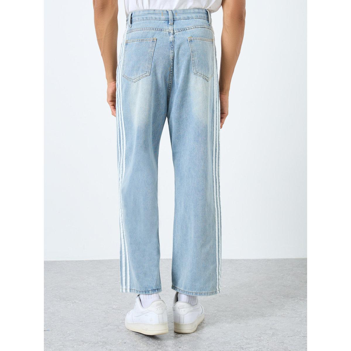 Styli Mid Rise Loose Fit Jeans with Side Taping-men-clothing-bottoms-jeans-image-4