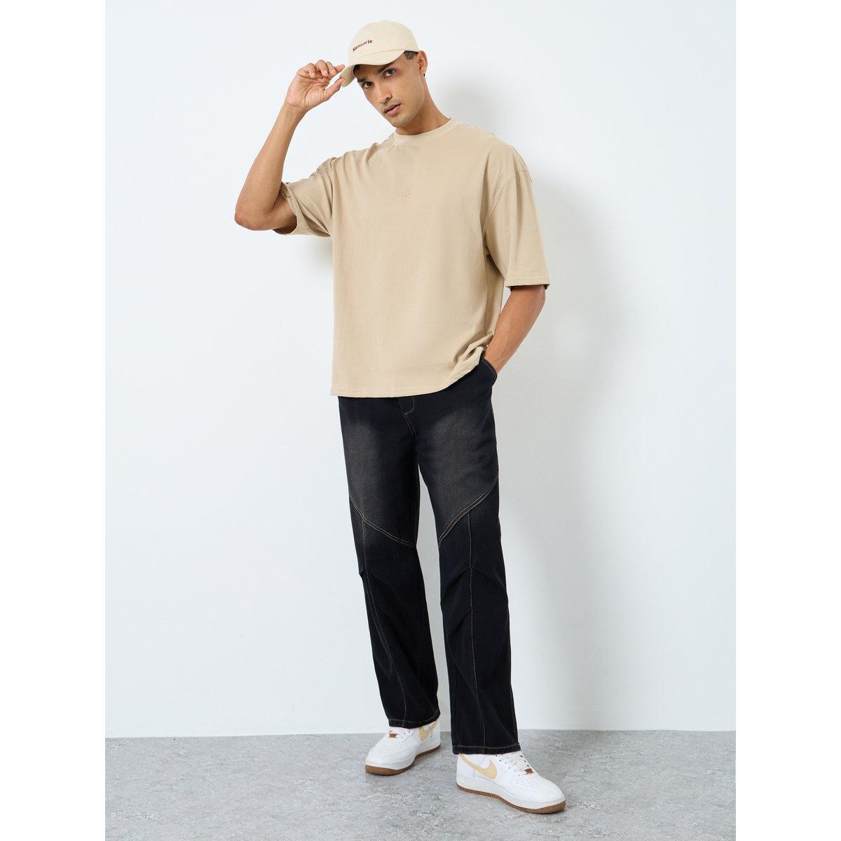 Styli Mid Rise Loose Fit Jeans with Drawcord-men-clothing-bottoms-jeans-image-2