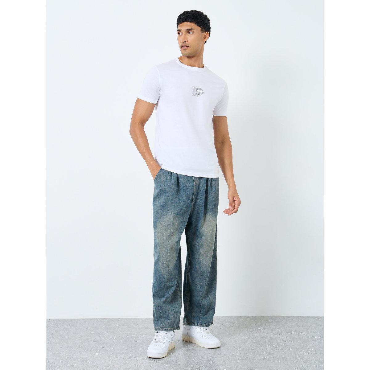 Styli Mid Rise Loose Fit Jeans with Drawcord-men-clothing-bottoms-jeans-image-2