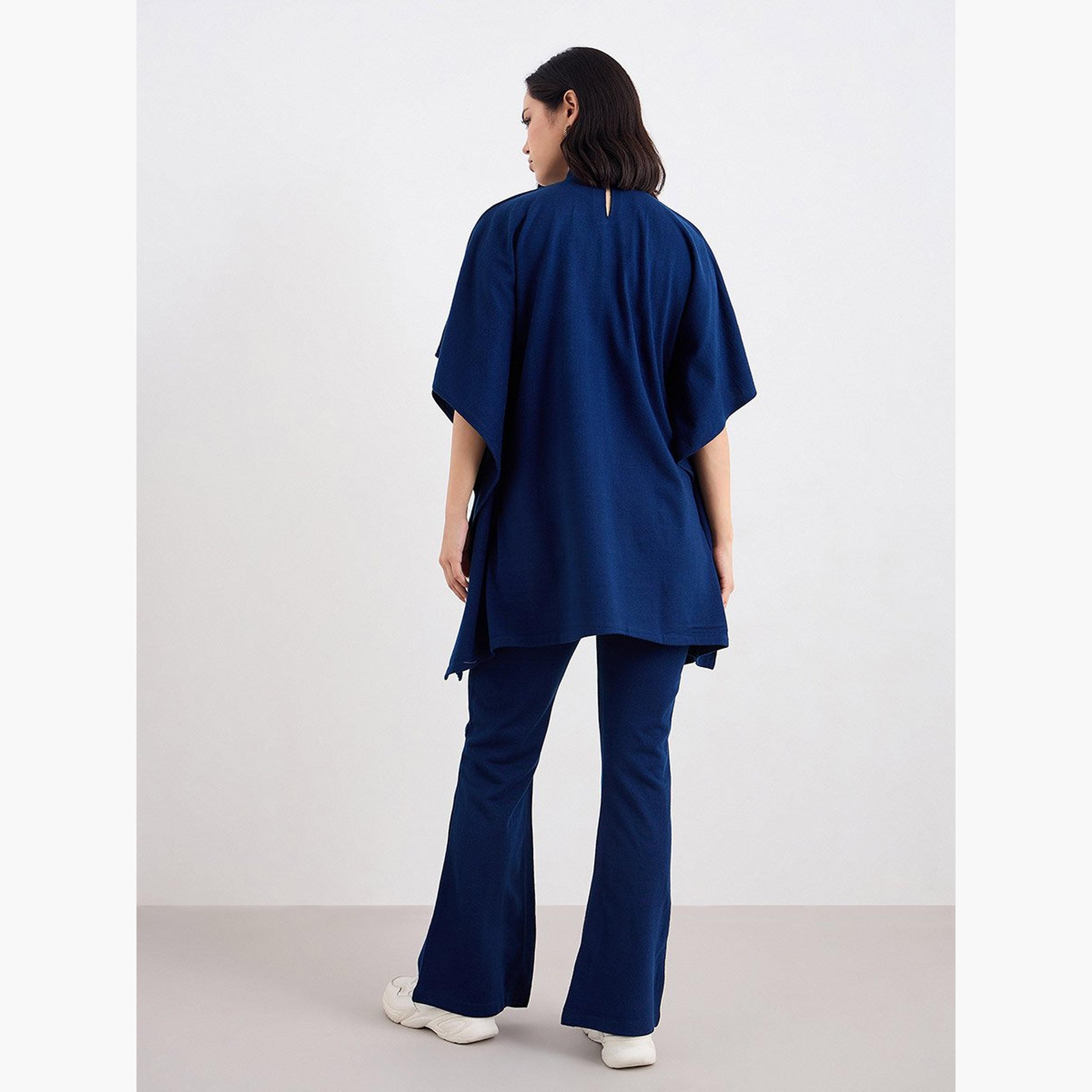 Amirah X Styli Women Draped Knit Top and Pants Winter Modest Set-women-arabicclothing-sets-image-4