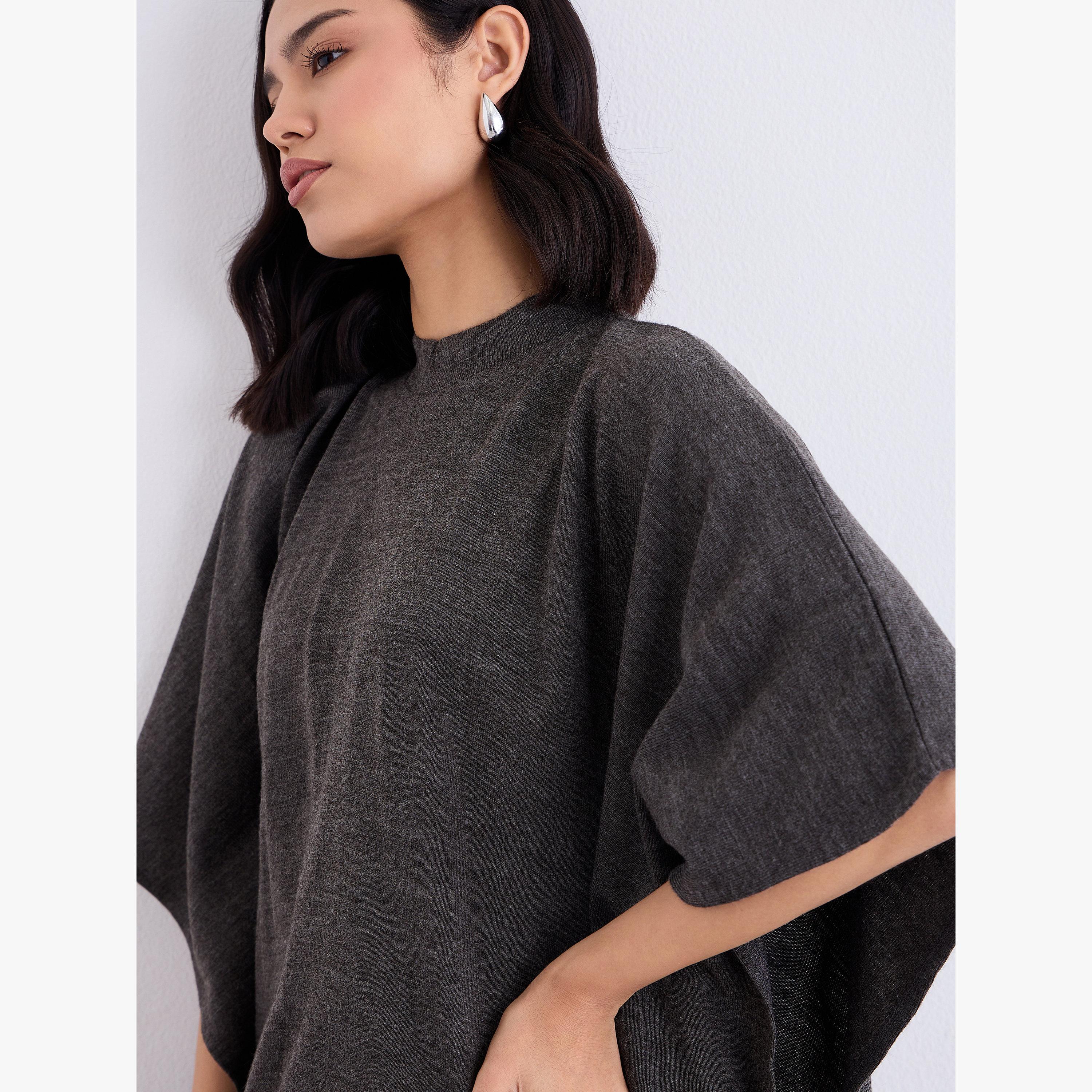 أميرة x ستايلي طقم شتوي محتشم من بلوزة محبوكة وبنطال-women-arabicclothing-sets-image-4