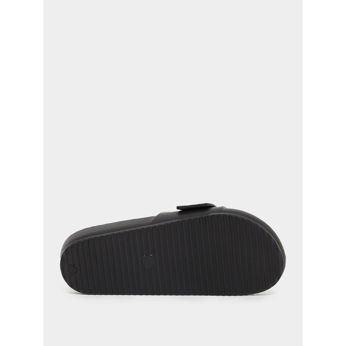 Styli Solid Buckle Detail Slip-On Slipper-women-shoes-flipflopsandslides-image-6