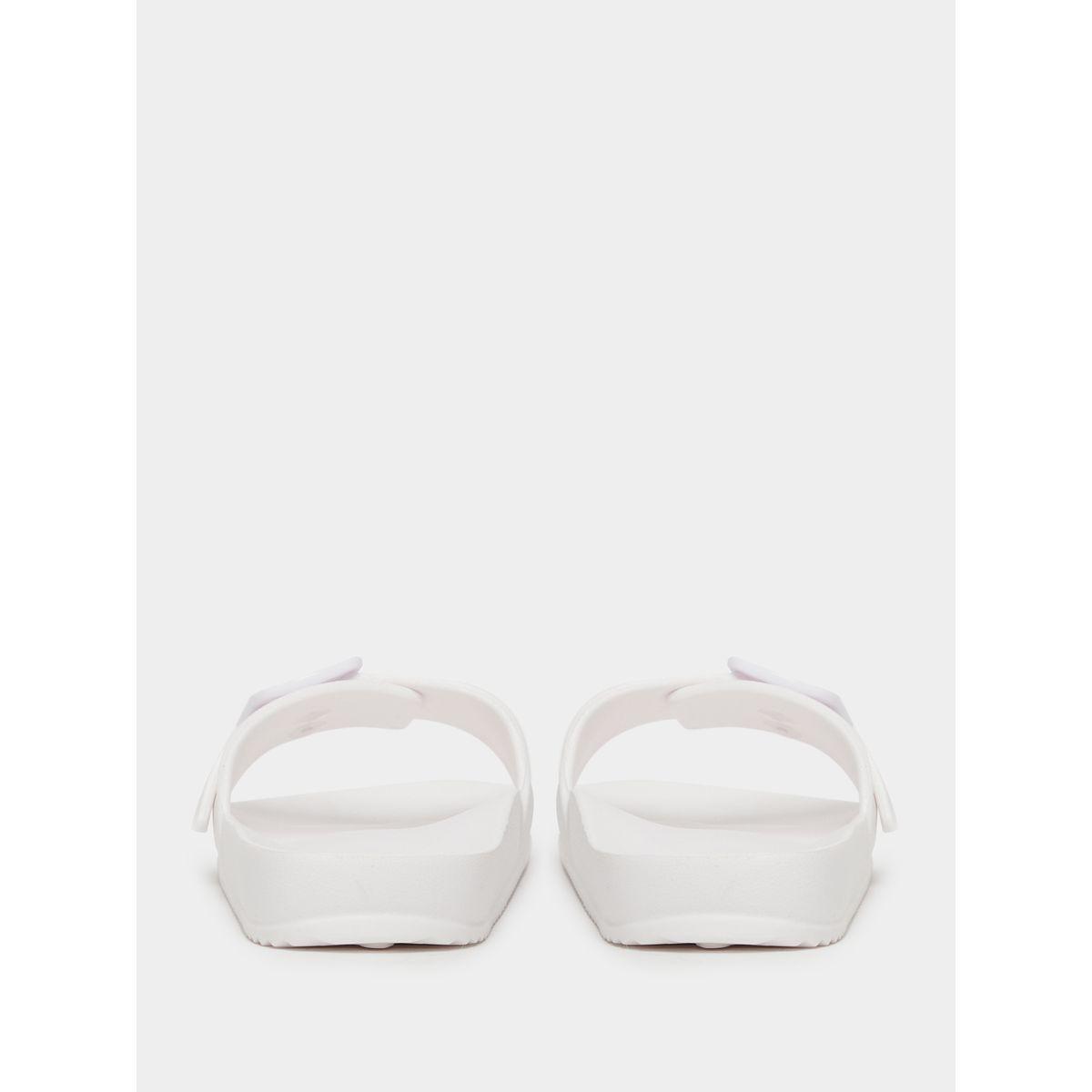 Styli Solid Buckle Detail Slip-On Slipper-women-shoes-flipflopsandslides-image-4