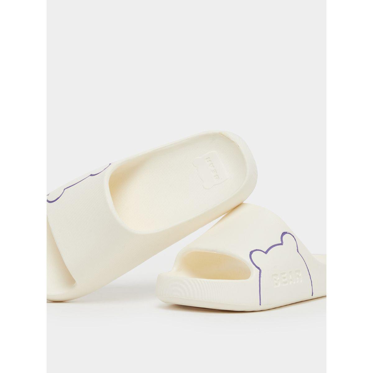 Styli Bear Print Open Toe Slides-women-shoes-flipflopsandslides-image-3