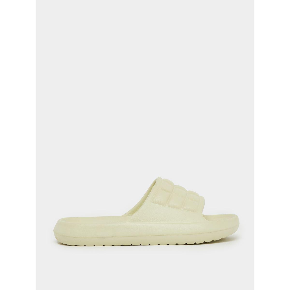 Styli Textured Checked Slip-On Slides-women-shoes-flipflopsandslides-image-1