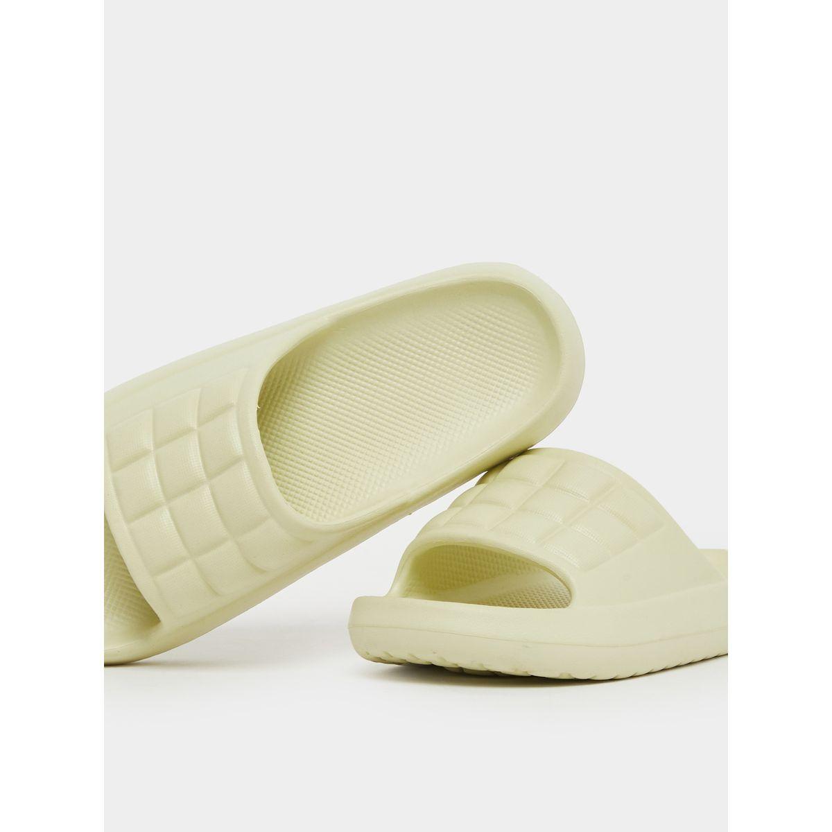 Styli Textured Checked Slip-On Slides-women-shoes-flipflopsandslides-image-3