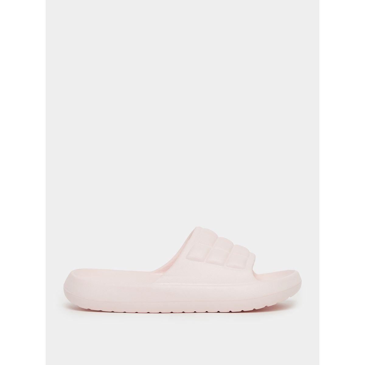 Styli Textured Checked Slip-On Slippers-women-shoes-flipflopsandslides-image-1