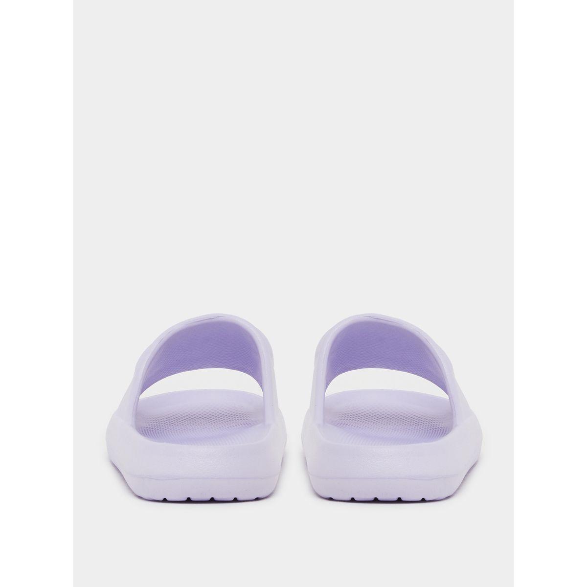 Styli Textured Checked Slip-On Slippers-women-shoes-flipflopsandslides-image-4