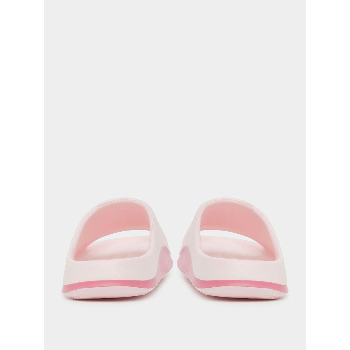 Styli Color Block Bear Print Bathroom Slippers-women-shoes-flipflopsandslides-image-4