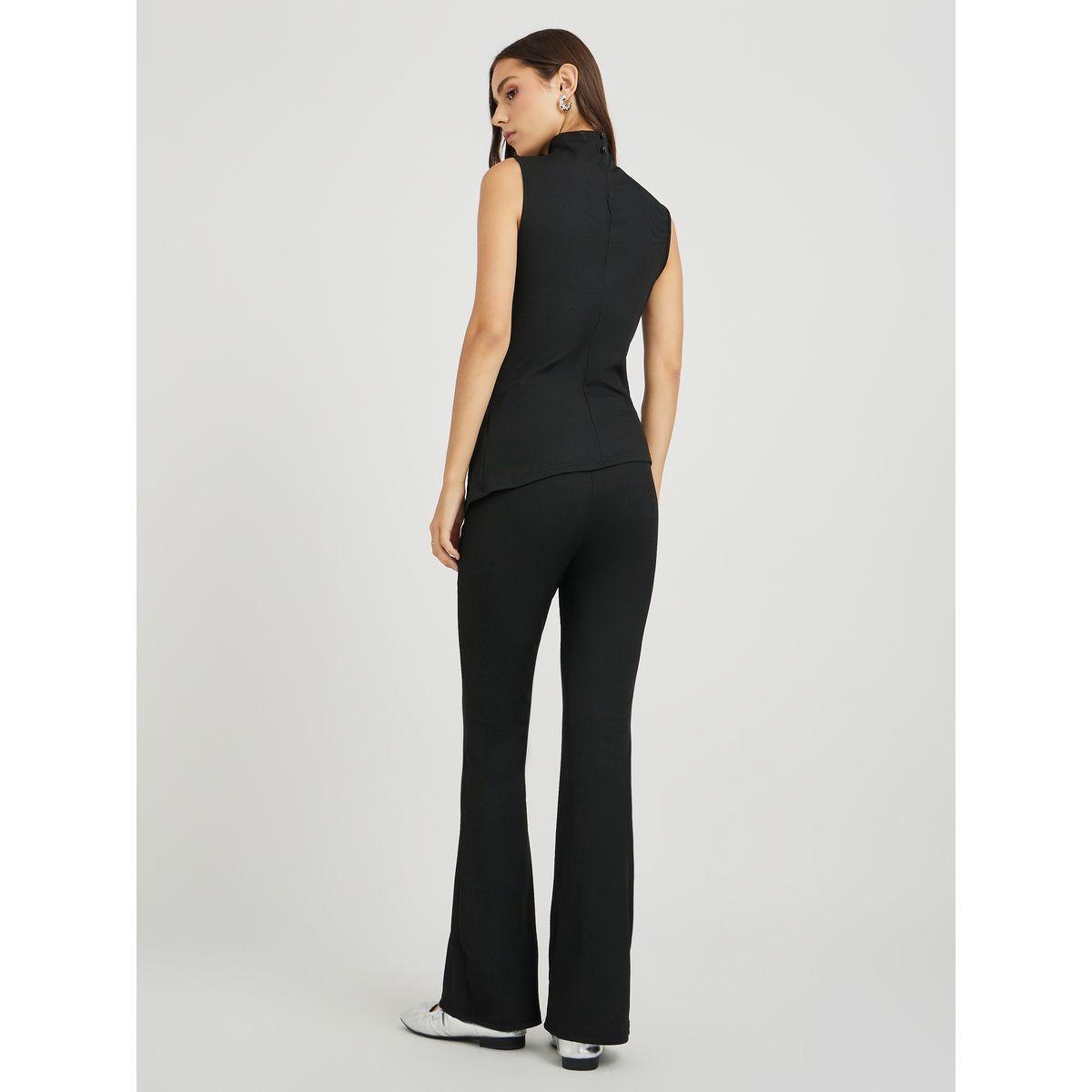 مجموعة من بنطال وبلوزة بياقة عالية-women-clothing-coordsets-image-6