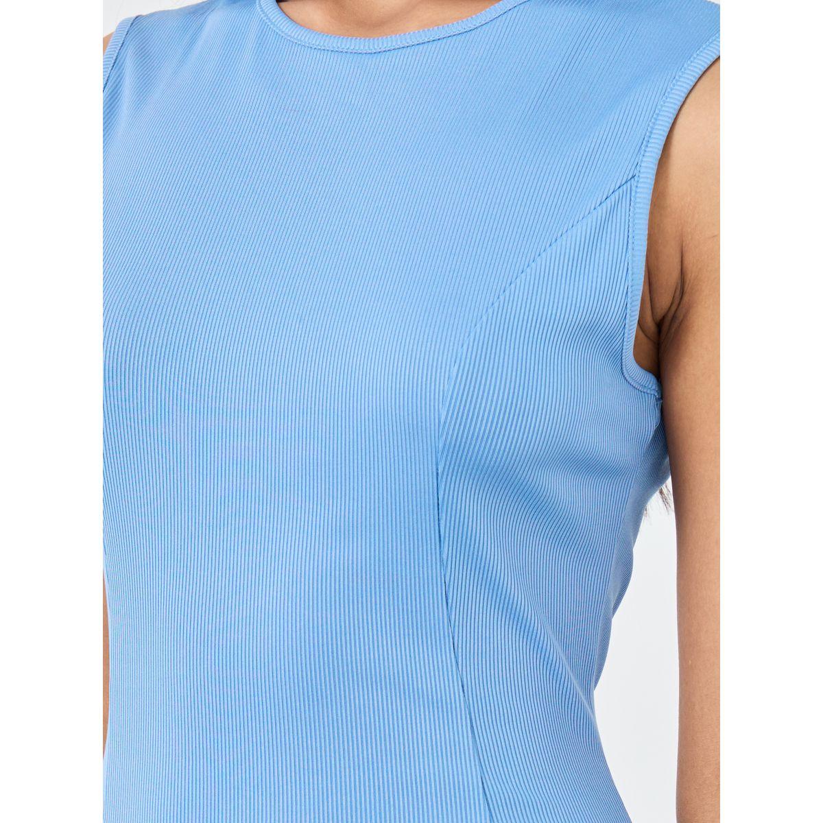 Styli Textured Sleeveless Round Neck Maxi Dress-women-clothing-dresses-image-4