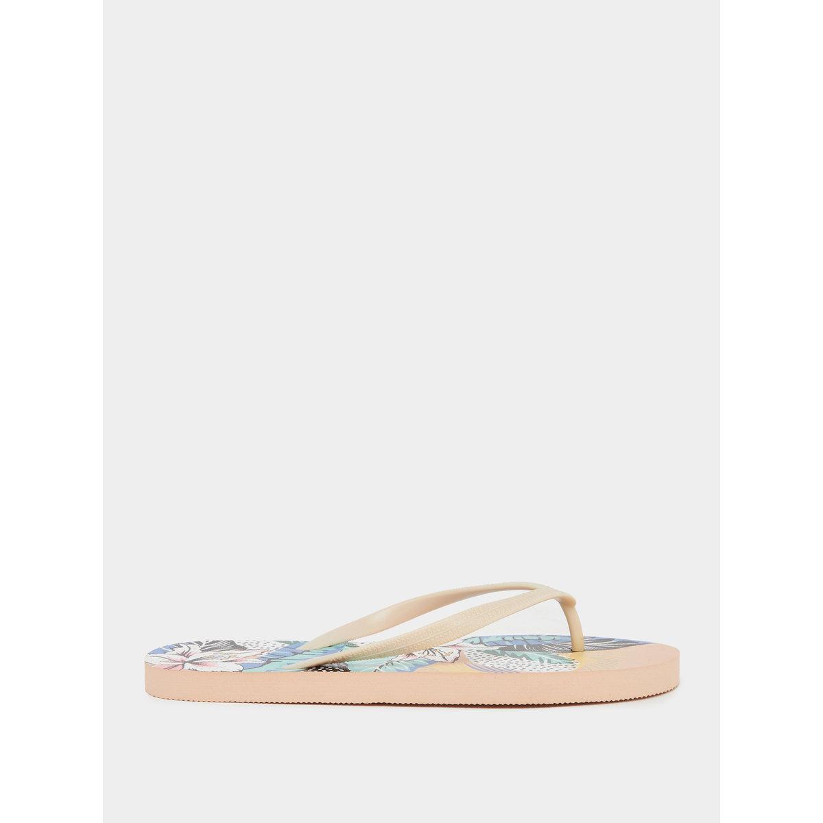 Styli Floral Print Flip Flops-women-shoes-flipflopsandslides-image-1