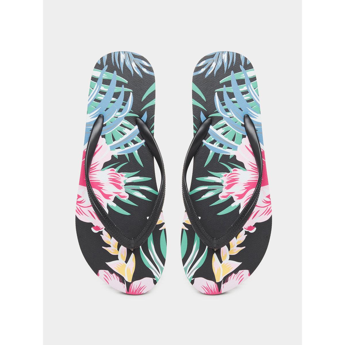 Styli Tropical Print Flip Flops-women-shoes-flipflopsandslides-image-5