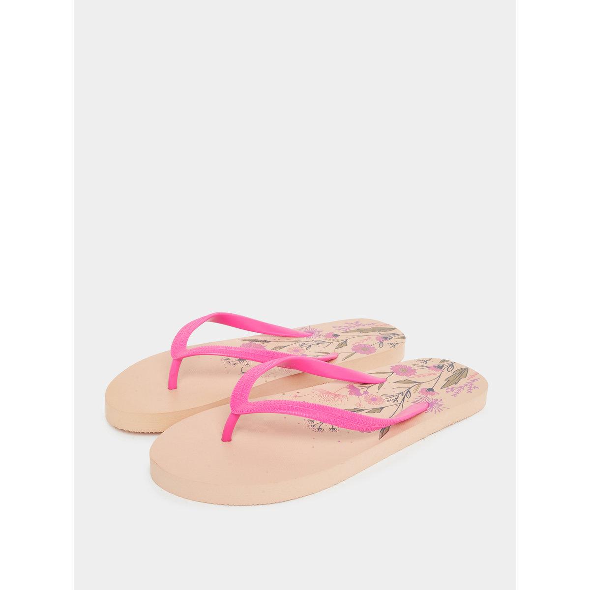 Styli Floral Print Flip Flops-women-shoes-flipflopsandslides-image-2