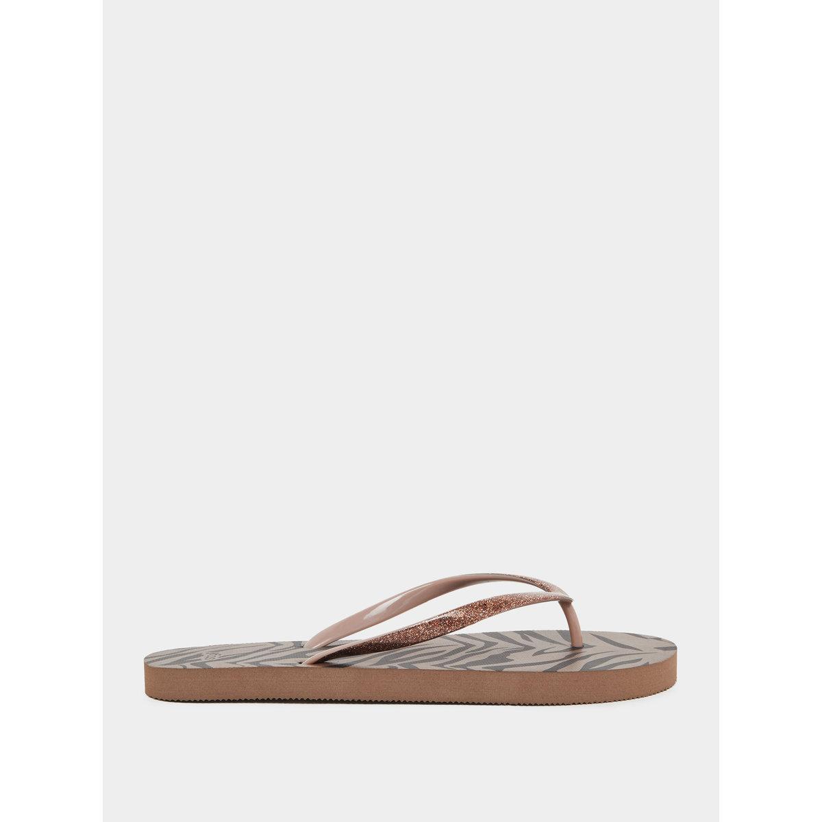 Styli Glittered Strap Printed Flip Flops-women-shoes-flipflopsandslides-image-1