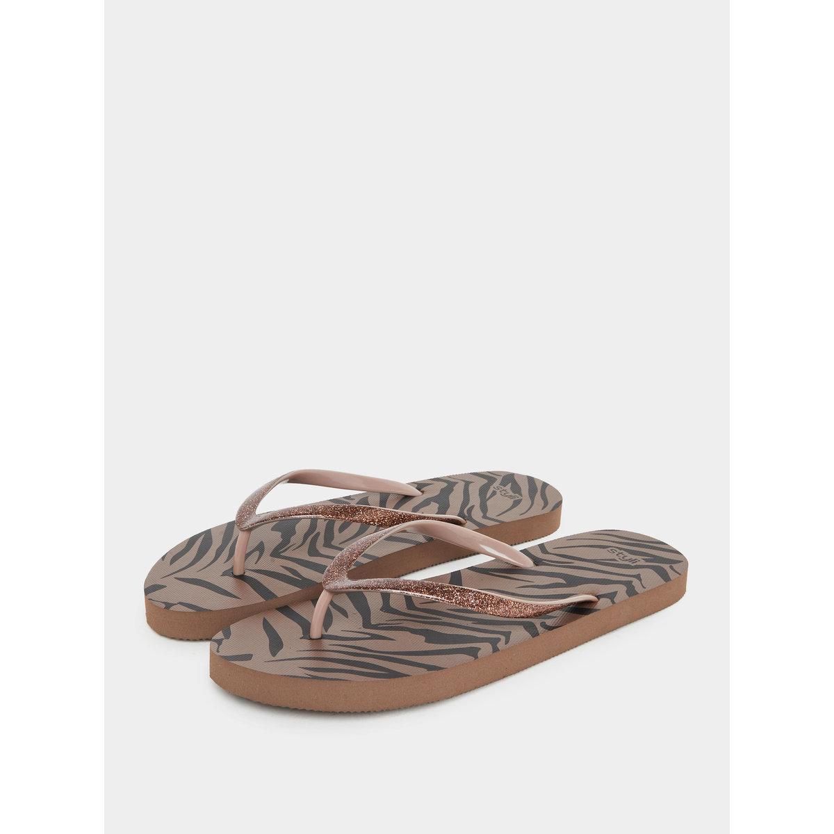 Styli Glittered Strap Printed Flip Flops-women-shoes-flipflopsandslides-image-2