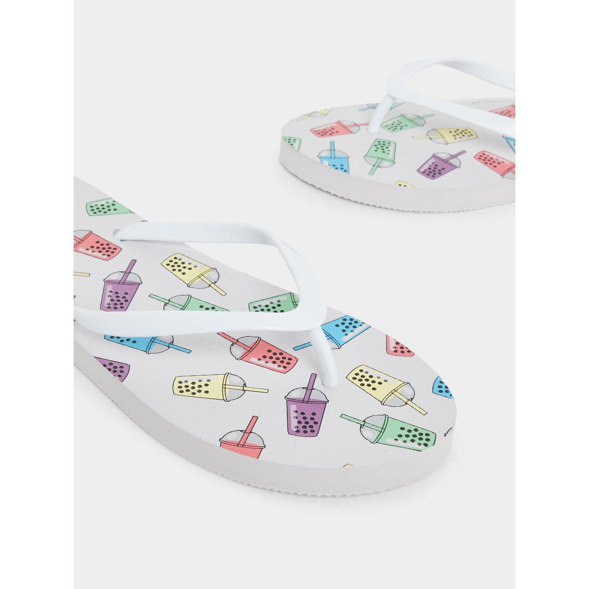 شبشب بطبعة شراب البوبا-women-shoes-flipflopsandslides-image-3