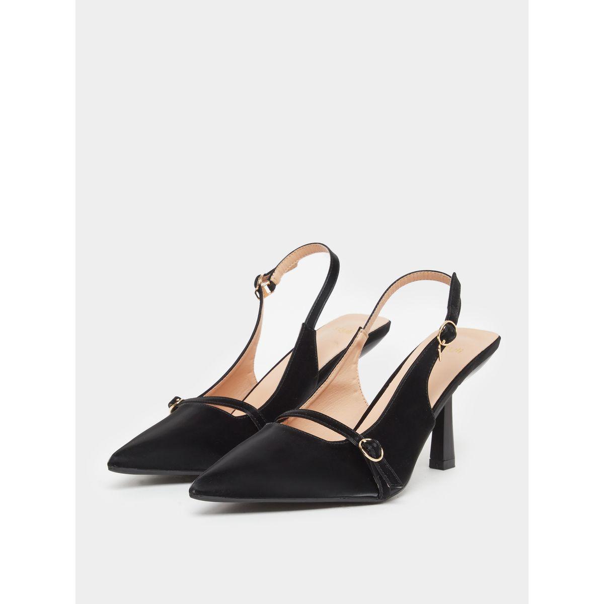 حذاء بمقدمة مُدببة مع تفاصيل إبزيم-women-shoes-heels-image-2