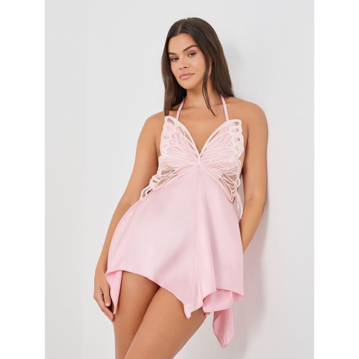 بيبي دول ساتان مع روب مفتوح بلا أزرار-women-clothing-lingerie-babydollsandbodysuits-image-3