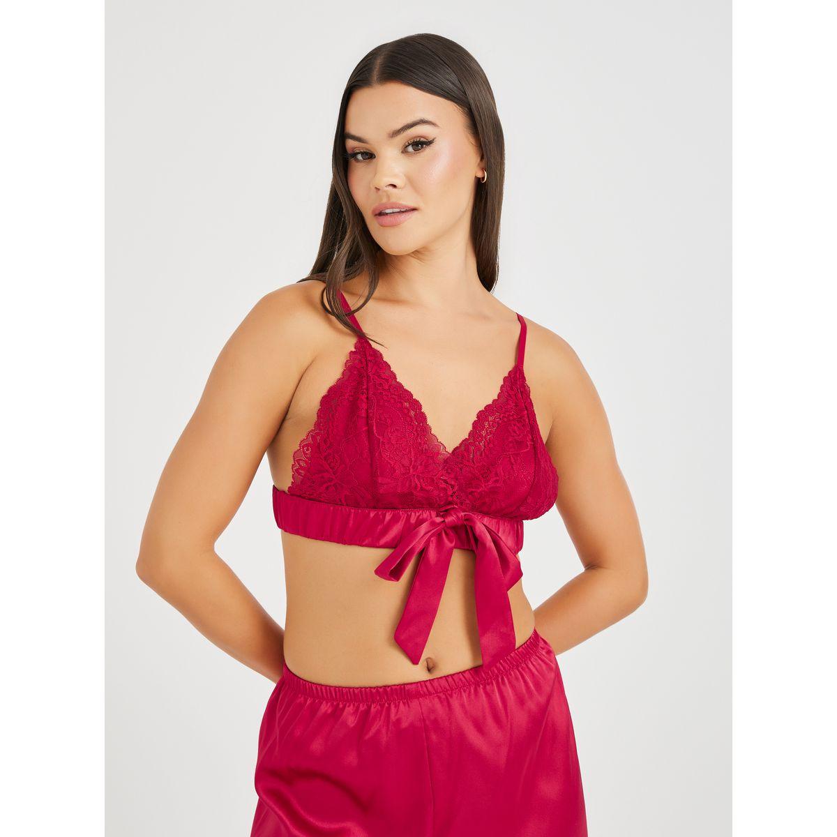 Styli Lace Camisole, Satin Shorts and Pants Lingerie Set-women-clothing-lingerie-lingeriesets-image-4