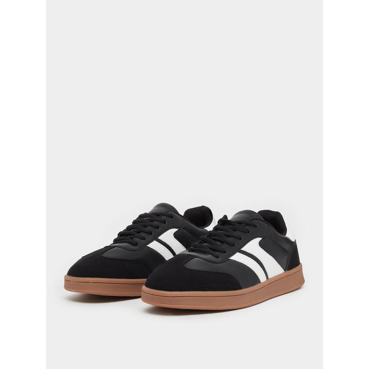 Styli Men Color Block Lace Up Gum Sole Sneakers-men-shoes-sneakers-image-2