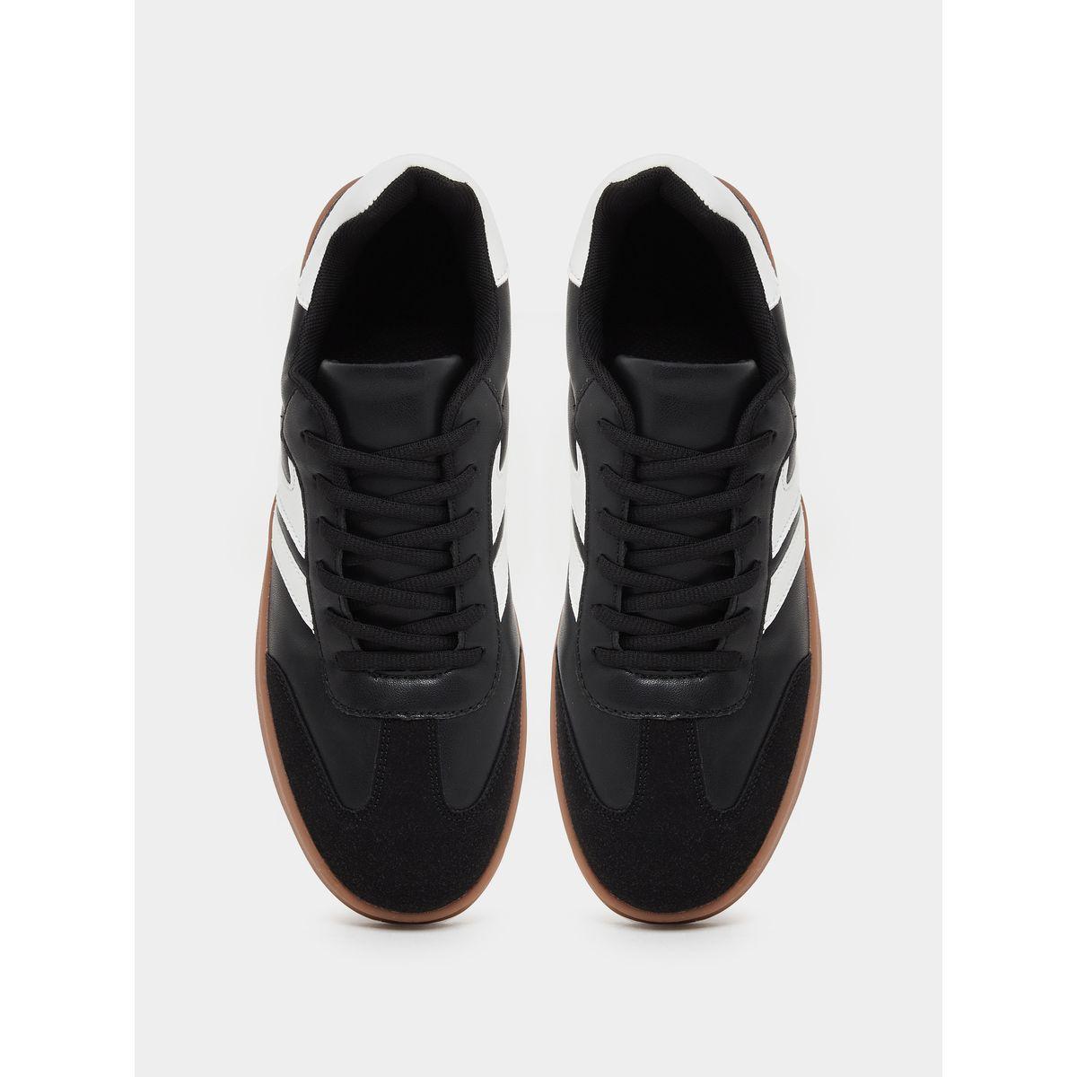 Styli Men Color Block Lace Up Gum Sole Sneakers-men-shoes-sneakers-image-5