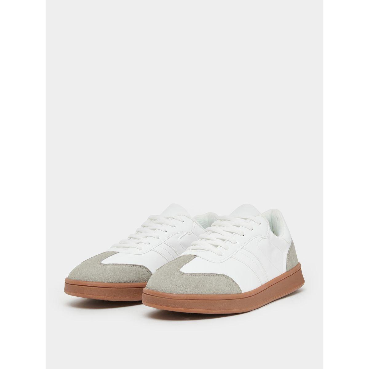 Styli Men Color Block Lace Up Gum Sole Sneakers-men-shoes-sneakers-image-2