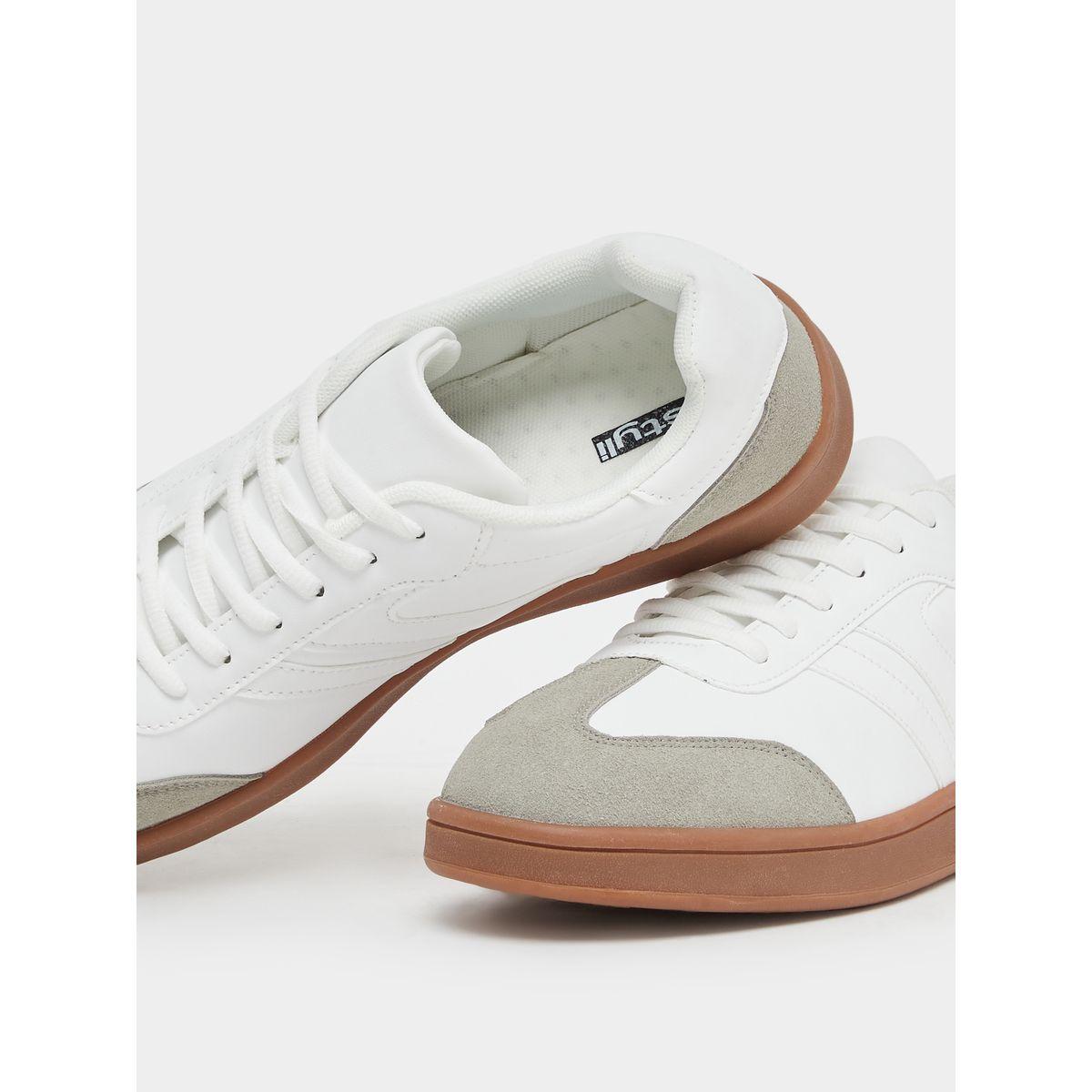 Styli Men Color Block Lace Up Gum Sole Sneakers-men-shoes-sneakers-image-3