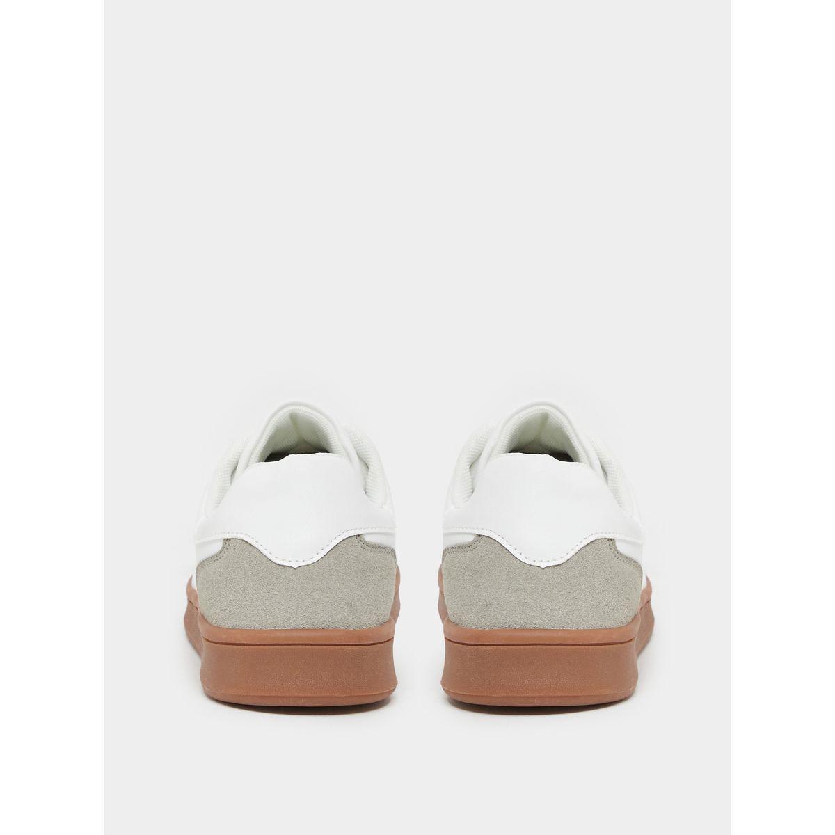 Styli Men Color Block Lace Up Gum Sole Sneakers-men-shoes-sneakers-image-4