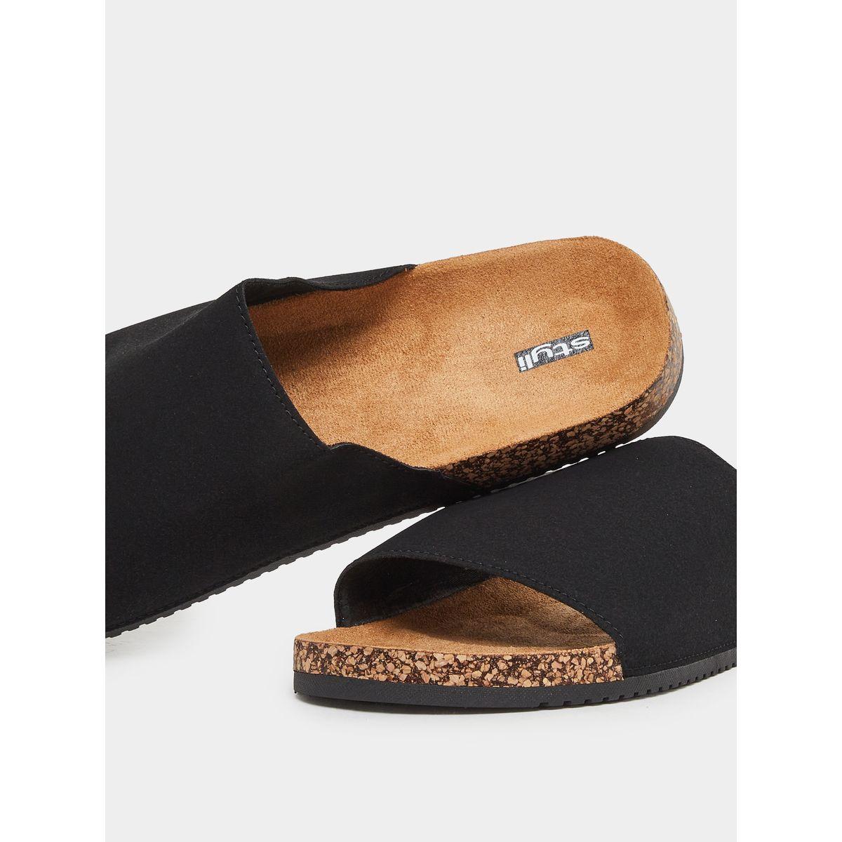 Styli Thick Band Flat Sole Slip In Sandals-men-shoes-flipflopsandslides-image-3