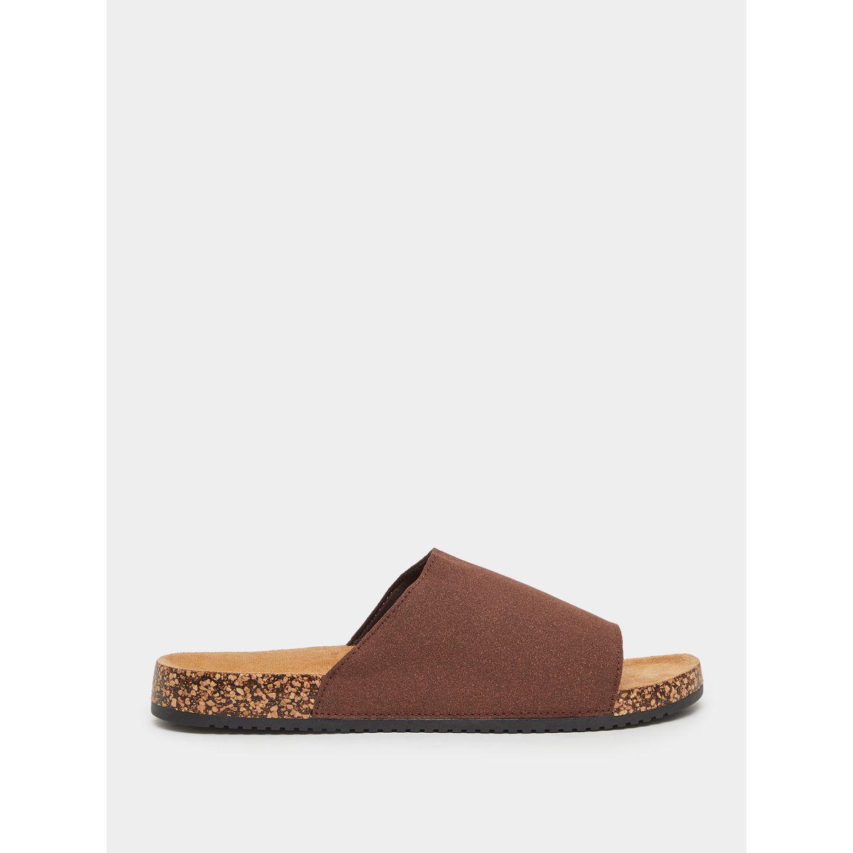 Styli Thick Band Flat Sole Slip In Sandals-men-shoes-flipflopsandslides-image-1