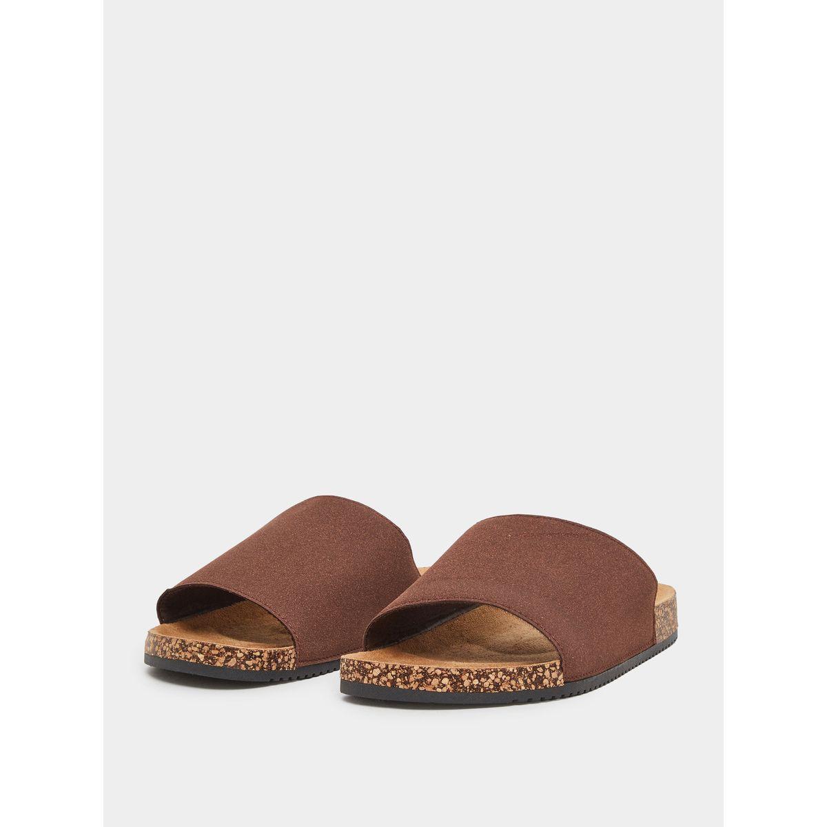 Styli Thick Band Flat Sole Slip In Sandals-men-shoes-flipflopsandslides-image-2