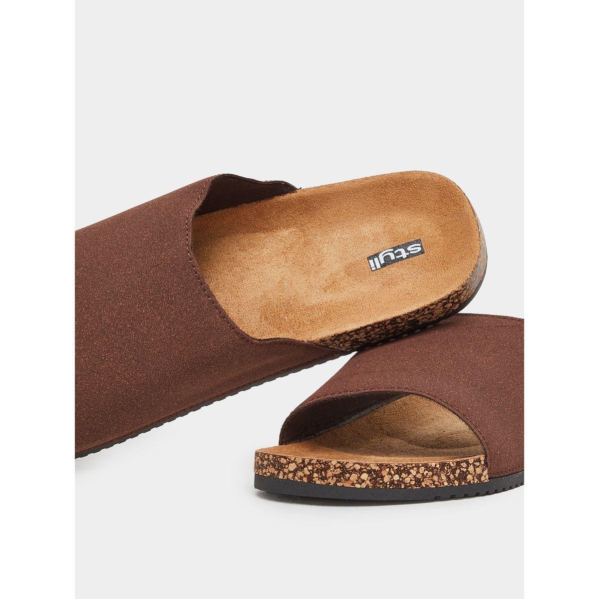 Styli Thick Band Flat Sole Slip In Sandals-men-shoes-flipflopsandslides-image-3