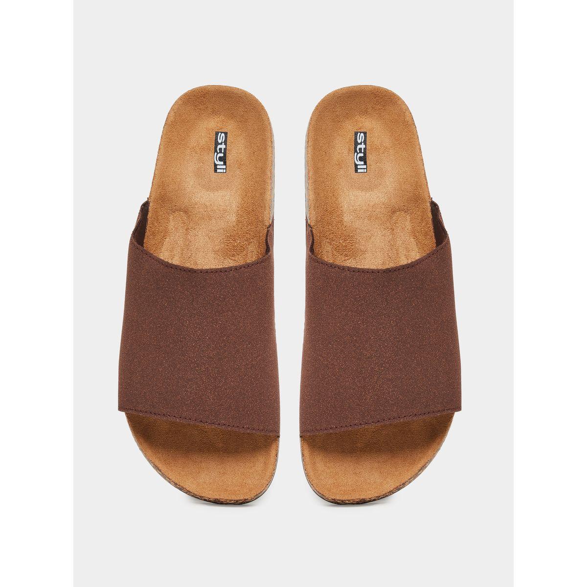 Styli Thick Band Flat Sole Slip In Sandals-men-shoes-flipflopsandslides-image-5