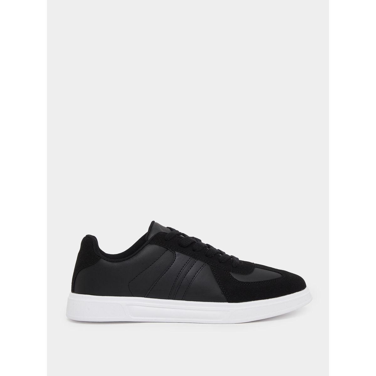 حذاء سنيكرز بنعل بلاتفورم ورباط غق-men-shoes-sneakers-image-1
