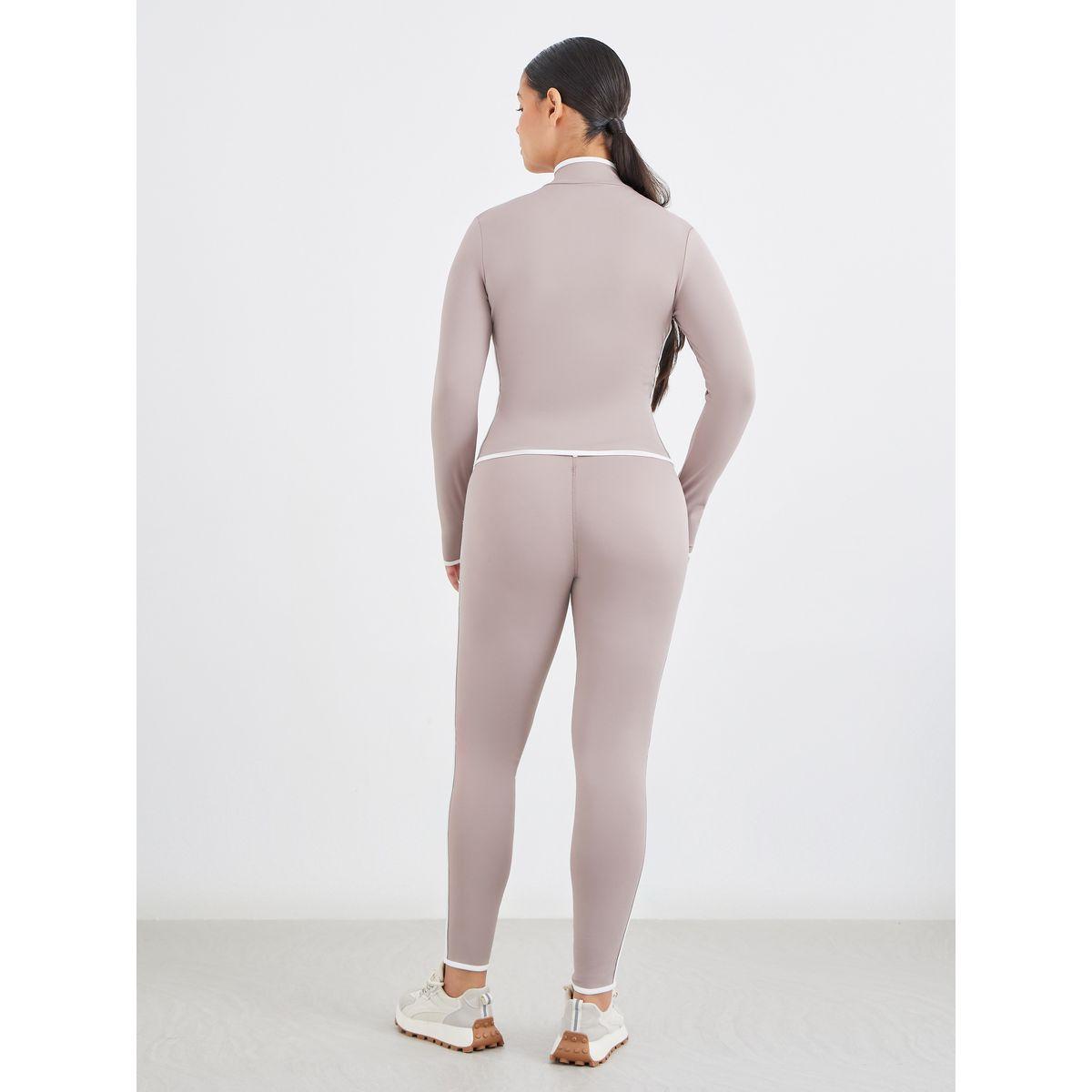 طقم من ليقنز وجاكيت بتفاصيل سحاب للإغلاق-women-clothing-sportswearandactivewear-trackpantsandtracksuits-image-5