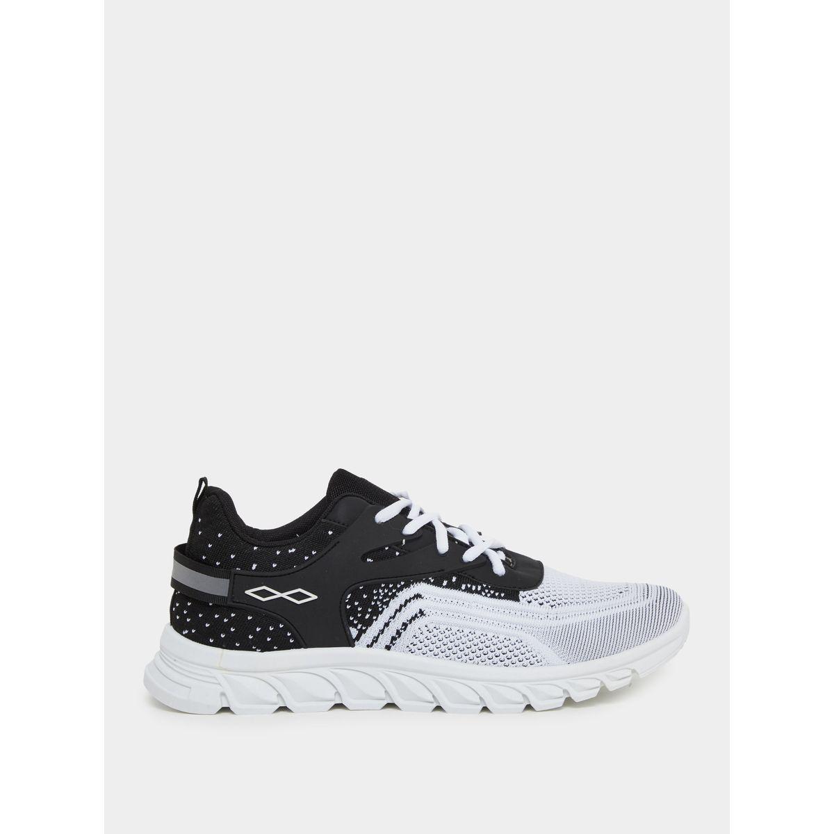 Styli Knitted Elastic Lace Up Sneakers-men-shoes-sneakers-image-1