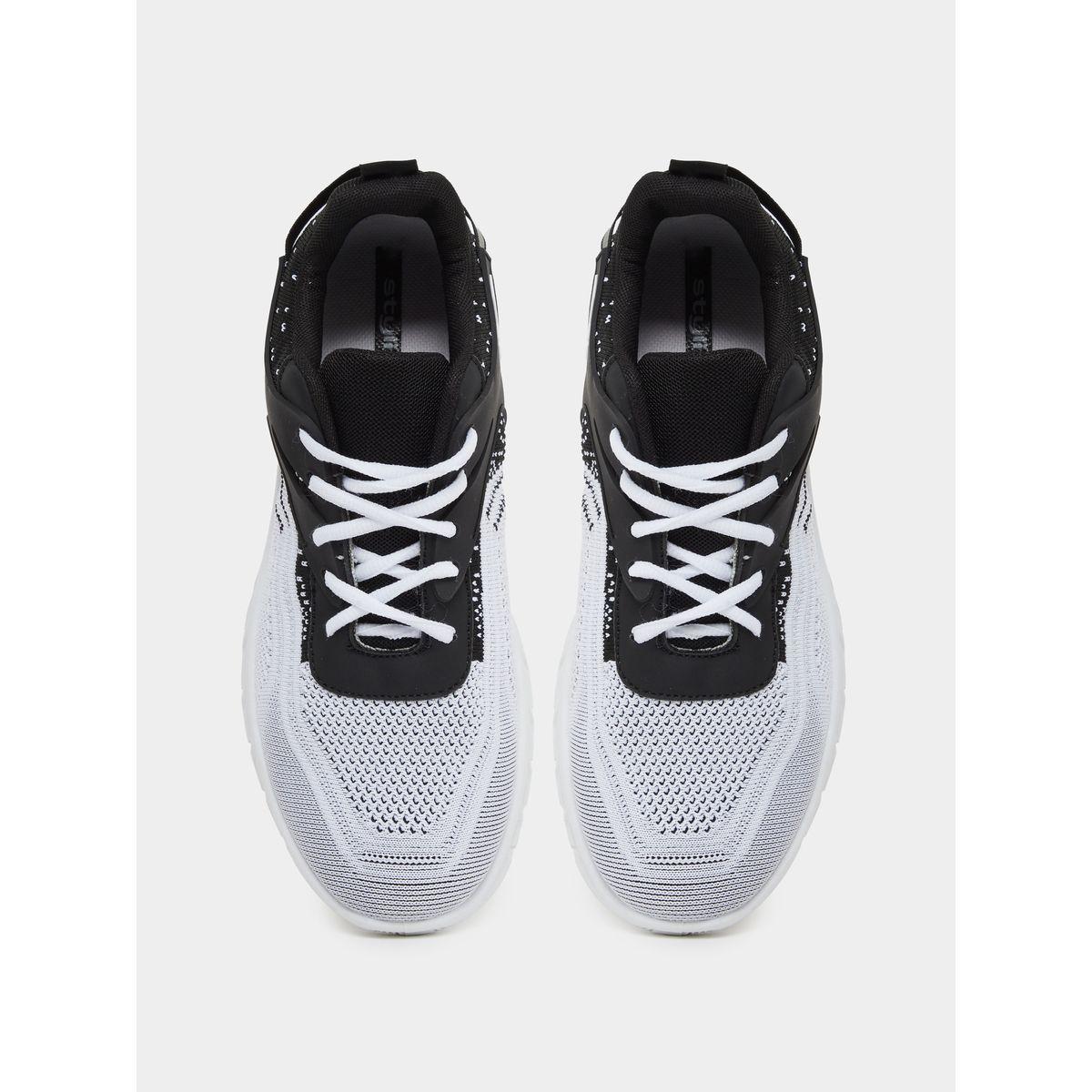 Styli Knitted Elastic Lace Up Sneakers-men-shoes-sneakers-image-5