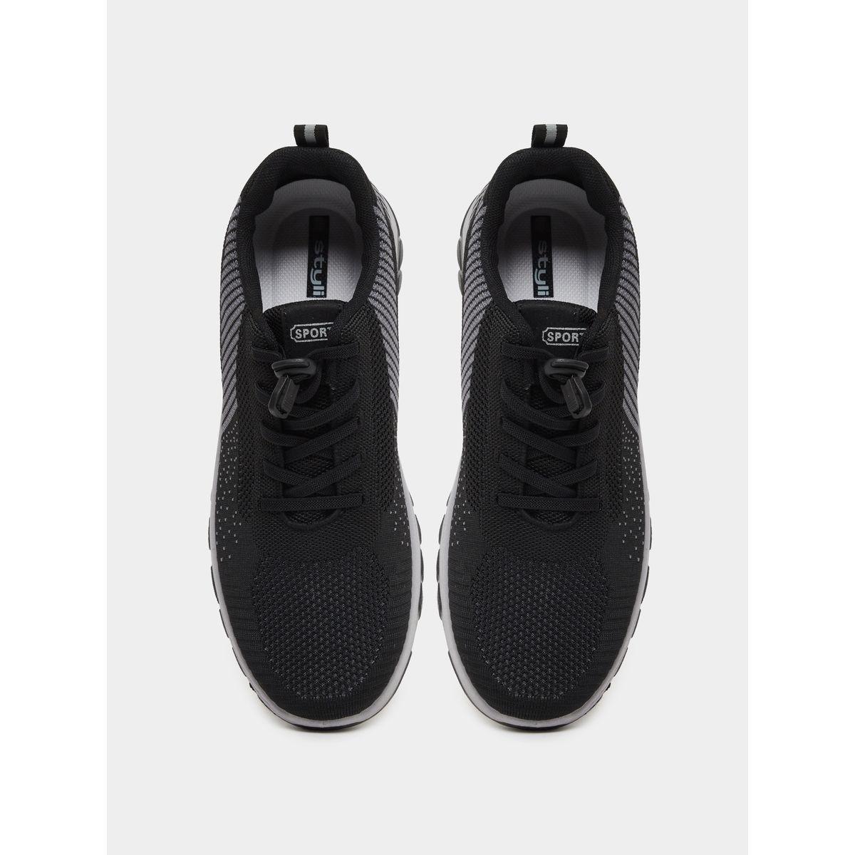 Styli Striped Lace Up Sneakers-men-shoes-sneakers-image-5