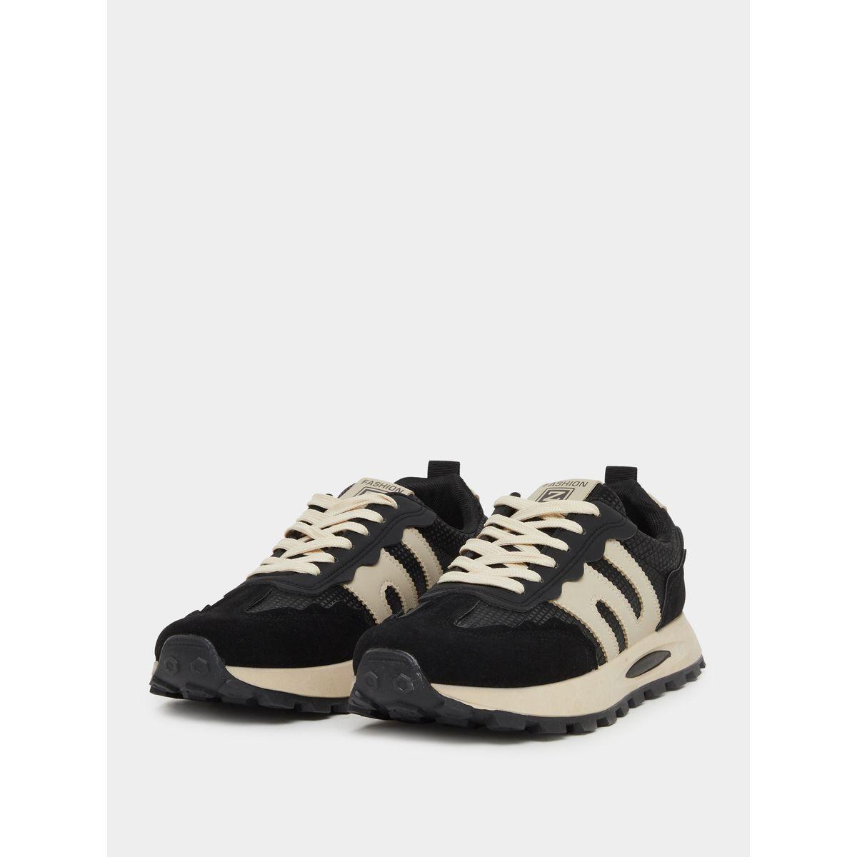Styli Color Block Lace Up Sneakers-men-shoes-sneakers-image-2