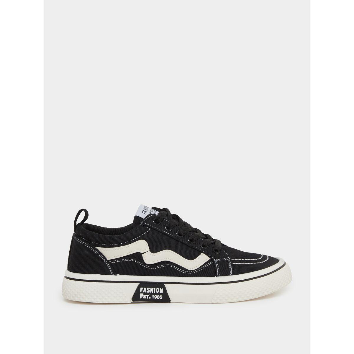 Styli Panelled Lace Up Sneakers-men-shoes-sneakers-image-1