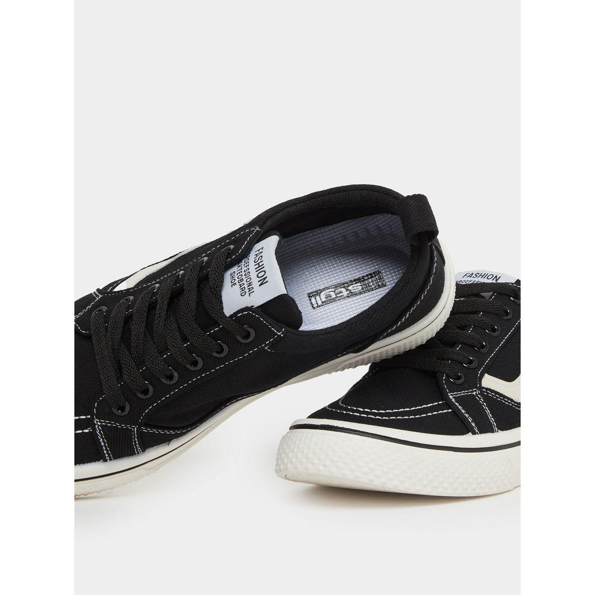 Styli Panelled Lace Up Sneakers-men-shoes-sneakers-image-3