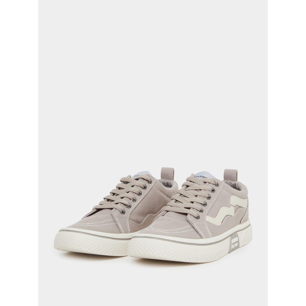 Styli Panelled Lace Up Sneakers-men-shoes-sneakers-image-2
