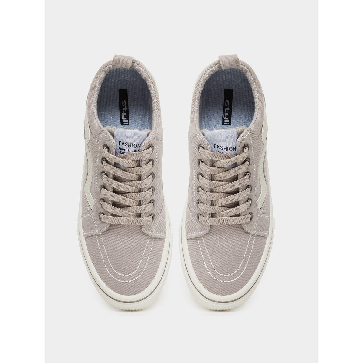 Styli Panelled Lace Up Sneakers-men-shoes-sneakers-image-5